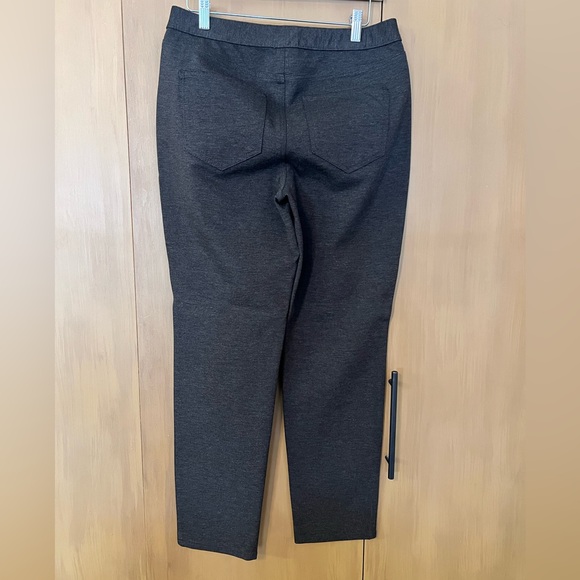JJill Ponte Slim Leg Pants, pull on, Dark Umber Heather, misses S - Picture 5 of 9